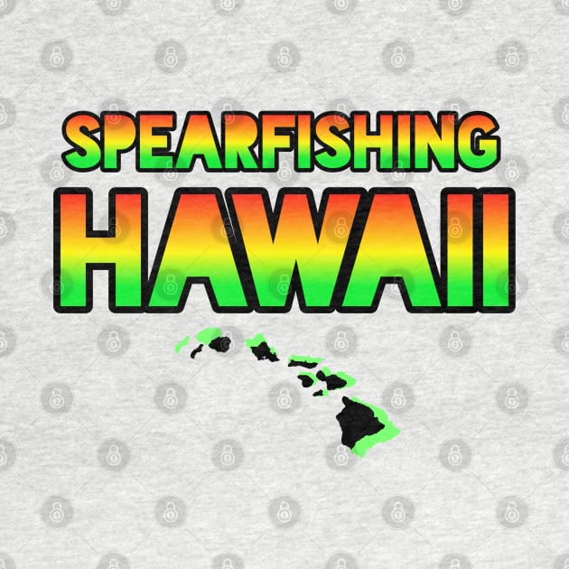 Spearfishing Hawaii by Coreoceanart